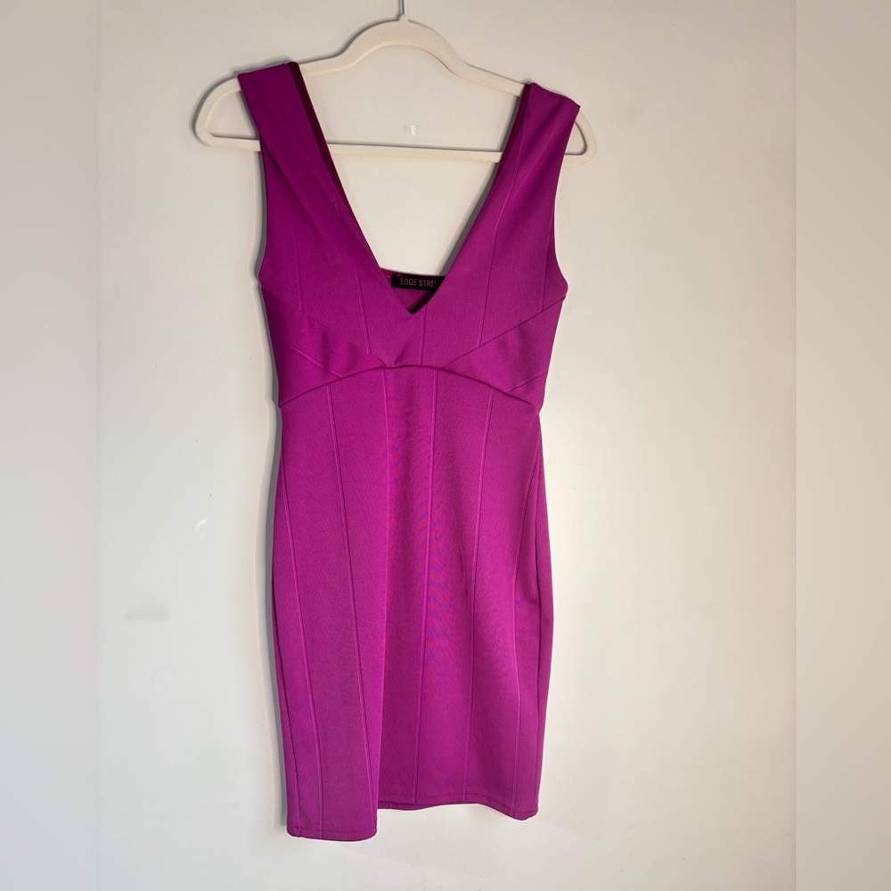 Y2K Ribbed mini dress